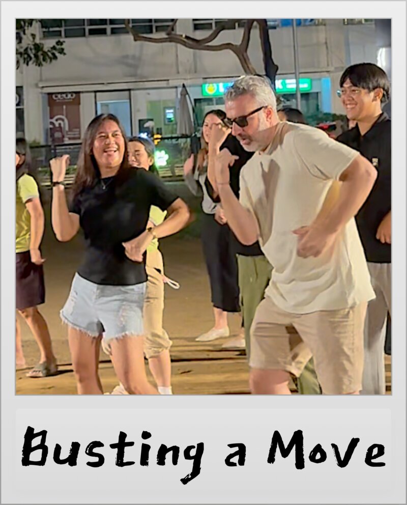 Christmas dance practice and performances