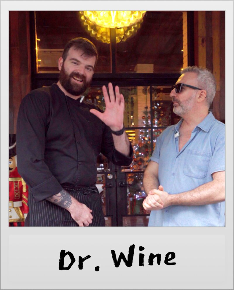 Dr. Wine French restaurant - Polaroid