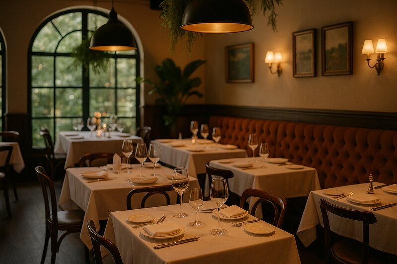 Restaurant interior designs and ambiance