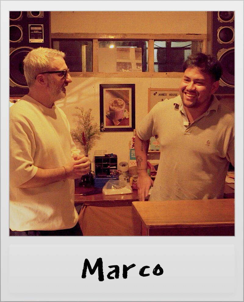 Marco at Annex House - Polaroid