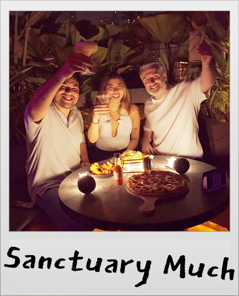 Marco and Nicolette at Sanctuary - Polaroid