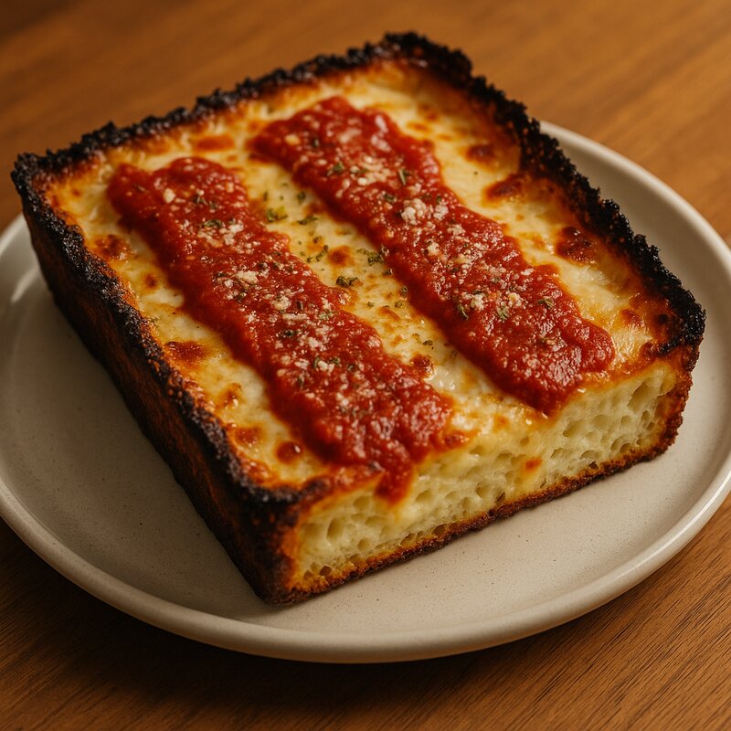 Creative Crosta Pizzeria signature pizza with premium toppings