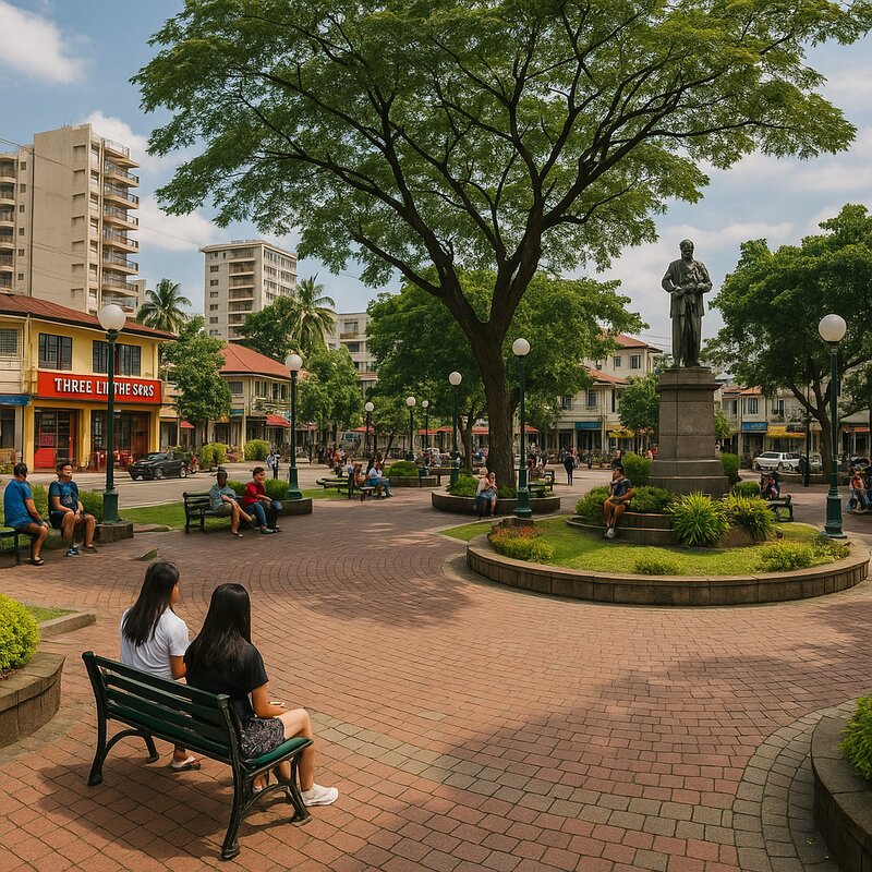Public plaza and gathering space